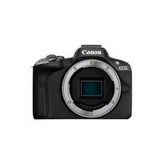 Canon EOS R50 + RF-S 18-45mm F4.5-6.3 IS STM - Powerful Compact Camera for Stunning Photography - Black